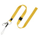 【まとめ買い10個セット品】オープン 名札用ストラップ NB-205-YE 黄 1本【ECJ】
