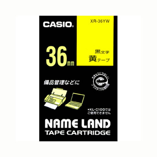 【まとめ買い10個セット品】 カシオ ネームランド用テープカートリッジ XR-36YW 黄 黒文字 1巻8m【ECJ】 【まとめ買い10個セット品】 カシオ ネームランド用テープカートリッジ XR-36YW 黄 黒文字 1巻8m【ECJ】