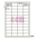【まとめ買い10個セット品】エーワン スーパーエコノミーシリーズ プリンタ用ラベル L44AM500N 500枚【ECJ】