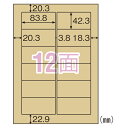 ヒサゴ クラフト紙ラベル OPC861 20枚【ECJ】