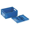 岐阜プラスチック工業 折りたたみコンテナーF−Box F-BOX112G ダークブルー 1個【ECJ】(3)