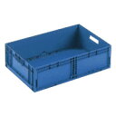 岐阜プラスチック工業 折りたたみコンテナーF−Box F-BOX122G1 ダークブルー 1個【ECJ】