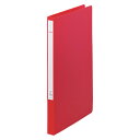 【まとめ買い10個セット品】 リヒトラブ スーパーパンチレスファイル F-347U-3 赤 1冊【ECJ】