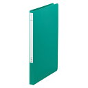 【まとめ買い10個セット品】 リヒトラブ スーパーパンチレスファイル F-347U-7 緑 1冊【ECJ】