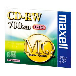 maxell PC DATA用 CD-RW CDRW80MQ.S1P 1枚【ECJ】