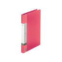 【まとめ買い10個セット品】 リヒトラブ リクエスト・クリヤーブック G3801-3 赤 1冊【ECJ】