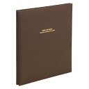 【まとめ買い10個セット品】 ナカバヤシ 100年台紙アルバム アH-LD-191-S ブラウン 1冊【ECJ】