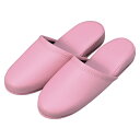 【まとめ買い10個セット品】 オーミケンシ 抗菌レザー調スリッパ 36054 ピンク 10足【ECJ】