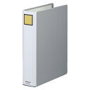 【まとめ買い10個セット品】 キングジム キングファイル スーパードッチ〈脱・着〉イージー 2475Aクレ グレー 1冊【ECJ】