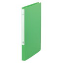 【まとめ買い10個セット品】 リヒトラブ スーパーパンチレスファイル F-347U-6 黄緑 1冊【ECJ】