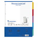 マルマン ラミネートタブインデックス LT3005 1組【オフィス 会社 事務 文具 整頓 ラミネート パウチ クリアポケット A4 タテ 幅広 ワイド インデ...