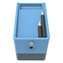 【まとめ買い10個セット品】ナカバヤシ 電動鉛筆削り スリムトレータイプ DPS-601KB ブルー 1個【ECJ】
