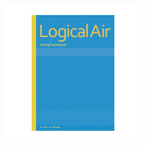 ナカバヤシ ロジカル・エアーノート ノ-A404B-3P ブルー、オレンジ、グリーン各1冊 3冊 2