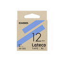 カシオ ラベルライター　Lateco XB-12BU 青　黒文字 1巻8m【ECJ】