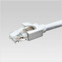 【まとめ買い10個セット品】サンワサプライ LANケーブル KB-T6ATS-05W ホワイト 1本超高速10ギガビットイーサネット完全対応。曲げても折れないナ...
