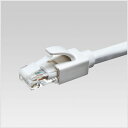 【まとめ買い10個セット品】サンワサプライ LANケーブル KB-T6ATS-10W ホワイト 1本超高速10ギガビットイーサネット完全対応。曲げても折れないナ...
