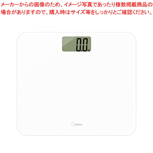 ドリテック ボディスケール グラッセ BS-180WT 1台【ECJ】