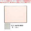 【まとめ買い10個セット品】九州ボード 壁掛掲示板 EK34-2 グレー【ECJ】