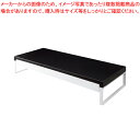 机上台 幅590mm・引出し付(キーボードサイズ) A-7338-24 リヒトラブ 黒 【ECJ】(3)
