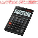 人間工学電卓 ジャストタイプ JE-12DBK-N カシオ ブラック 【ECJ】(2)