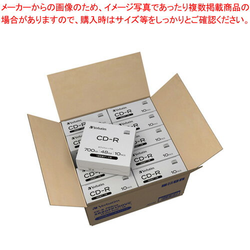 PC　DATA用　CD-R 48倍速対応 SR80FP100VC バーベイタム 【ECJ】