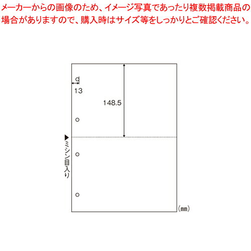 マルチプリンタ帳票A4白紙2面4穴 BPE2003 1箱【ECJ】