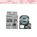 【まとめ買い10個セット品】テプラPROテープ マット透明 黒文字 SB24T 1個【ECJ】