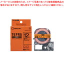 【まとめ買い10個セット品】テプラPROテープ 蛍光色 SK12D オレンジ 1個【ECJ】
