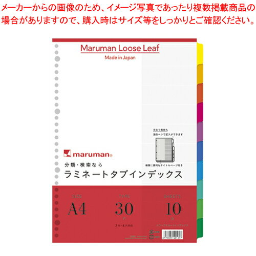 ラミネートタブインデックス 10山 LT4010 1冊【ECJ】