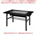 SHARK電気式お好み焼テーブル Eシリーズ スチール製丸バイブ4本脚 EA850B-MA 2人掛け 洋卓 850×800×700【ECJ】