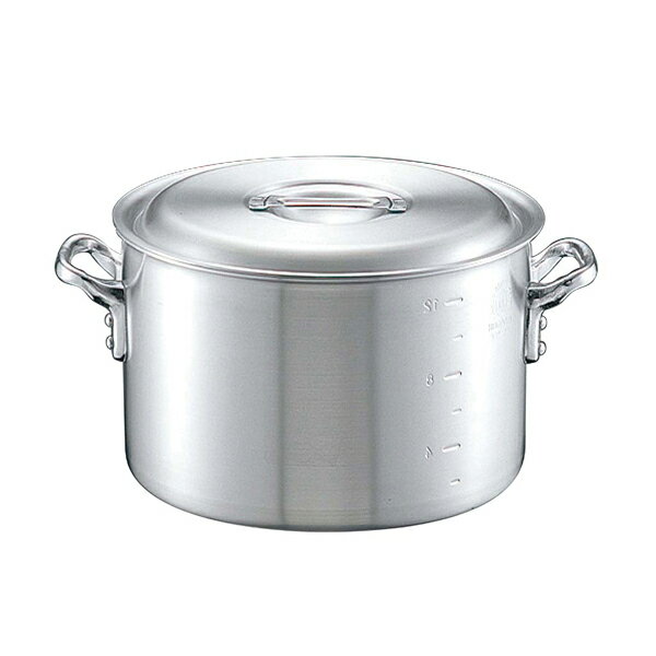 キング アルミ 半寸胴鍋(目盛付)51cm【人気 業務用 半寸胴鍋料理 業務用パスタ鍋 業務用鍋通販】【ECJ】