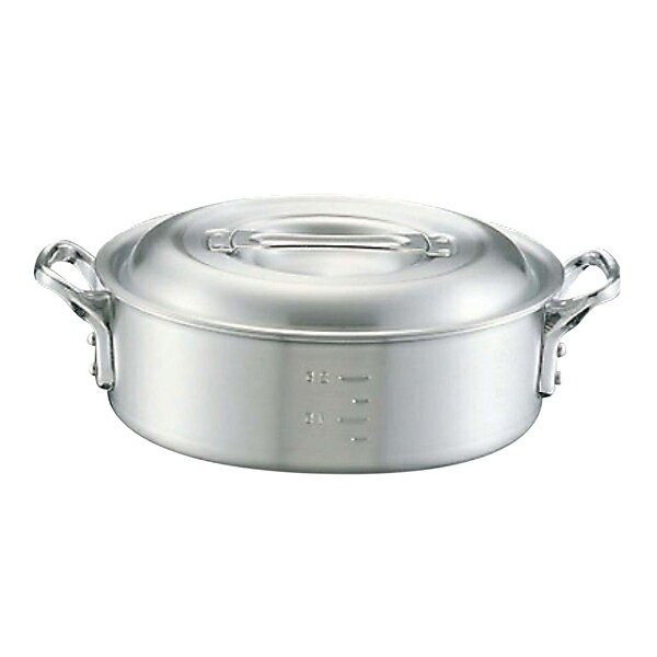 キング アルミ 外輪鍋(目盛付)33cm【ECJ】