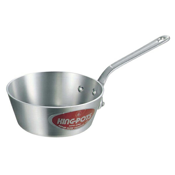 【まとめ買い10個セット品】 キング アルミ テーパー鍋(目盛付)18cm【ECJ】