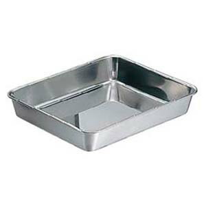 クローバー 18-8 角バット 8枚取【業務用料理パッド 調理小物 お菓子作りバット 揚げバット お菓子バット型 キッチン用品 バット販売 クッキングバット】【ECJ】