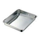 【まとめ買い10個セット品】 クローバー 18-8 浅型 角バット 6枚取【ECJ】