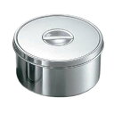 【まとめ買い10個セット品】 EBM 18-8 丸型 調味料入(つまみ付)14cm【ECJ】(3)