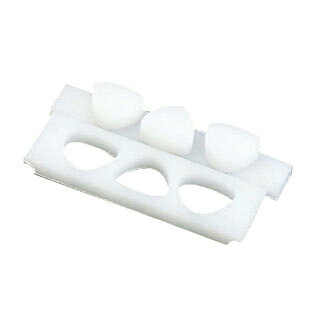 【まとめ買い10個セット品】 PE おにぎり型 押し蓋付(B)関東型 5穴 小【ECJ】