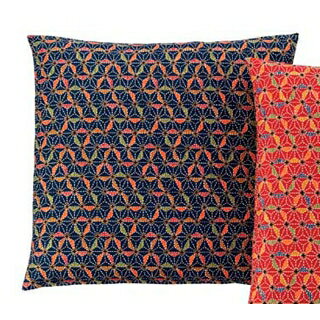 【まとめ買い10個セット品】 EBM 業務用 座布団用カバー丈 嵯峨野 紺 大【ECJ】