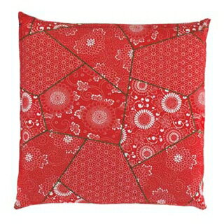 【まとめ買い10個セット品】 EBM 業務用 座布団用カバー丈 さらさ エンジ 大【ECJ】