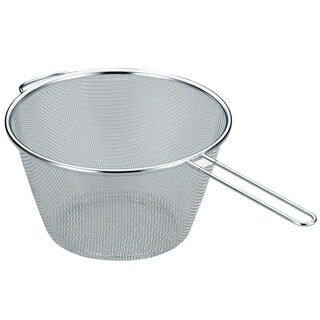 【まとめ買い10個セット品】 18-8 ラスティア ボイルストレーナー足付(12メッシュ)16cm L-0837【ECJ】