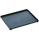 【まとめ買い10個セット品】 木がら盆 黒 3930(390×300)PP製【ECJ】