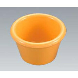 【まとめ買い10個セット品】 ジェスナーラメキン プレーン(メラミン)0393 イエロー 3oz【ECJ】