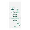 【まとめ買い10個セット品】 PP食パン袋(100枚入)半斤用【ECJ】