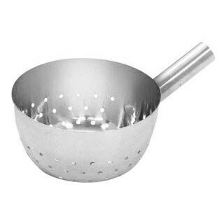 【まとめ買い10個セット品】 桃印 18-8 穴明 ひしゃく 18cm【ECJ】