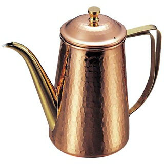 銅 槌目入 コーヒーポット 10人用 1500cc【ECJ】