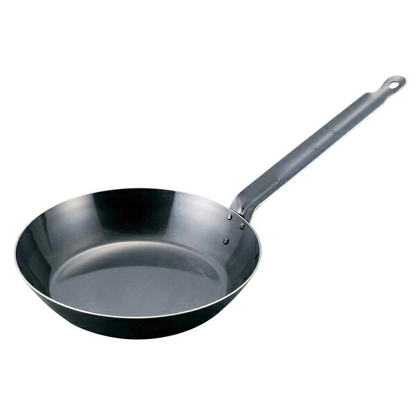 EBM 鉄厚板 ブルーテンパー フライパン 34cm【鉄製フライパン 業務用 フライパン 使いやすい フライパン 口コミ キッチン フライパン 人気 フライパン 鉄製のフライパン プロ用 通販】【ECJ】