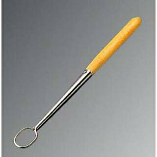 【まとめ買い10個セット品】 木柄 チョコレートフォーク 楕円型 No.7【ECJ】