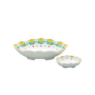 【まとめ買い10個セット品】 アルセラム強化食器 錦瓔珞楕円千代口 EC2-62【ECJ】