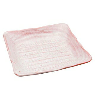 【まとめ買い10個セット品】 アルセラム強化食器 赤楽正角皿 EC9-48【ECJ】