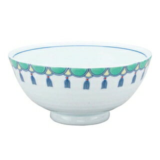 【まとめ買い10個セット品】 アルセラム強化食器 緑瓔珞飯碗 EC1-51【ECJ】